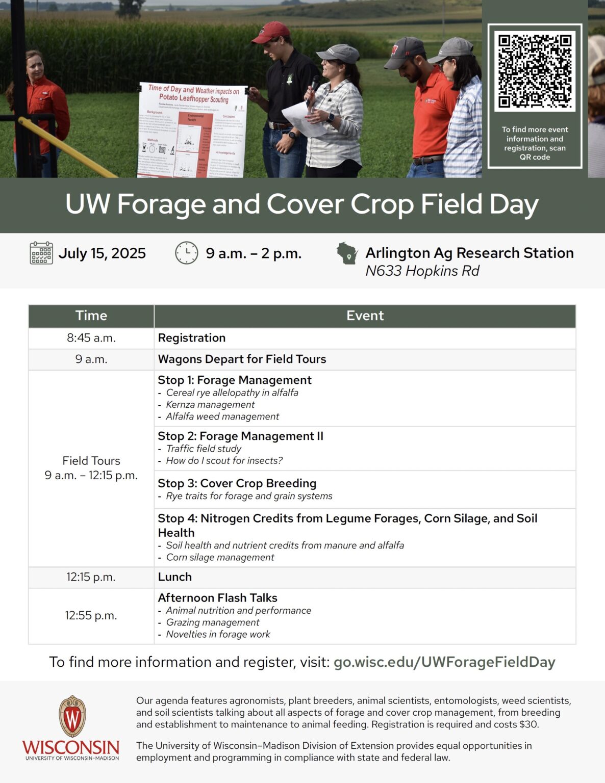 Forage Learning Forage Field Day – Join us for a day of learning and experience ...